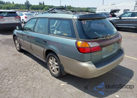 2000 Subaru Outback from USA, damaged, VIN 4S3BH6659Y7649418